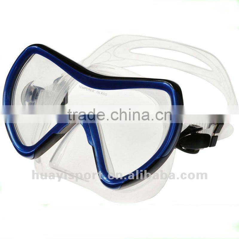 various color mask tempered silicone diving glasses Wholesale