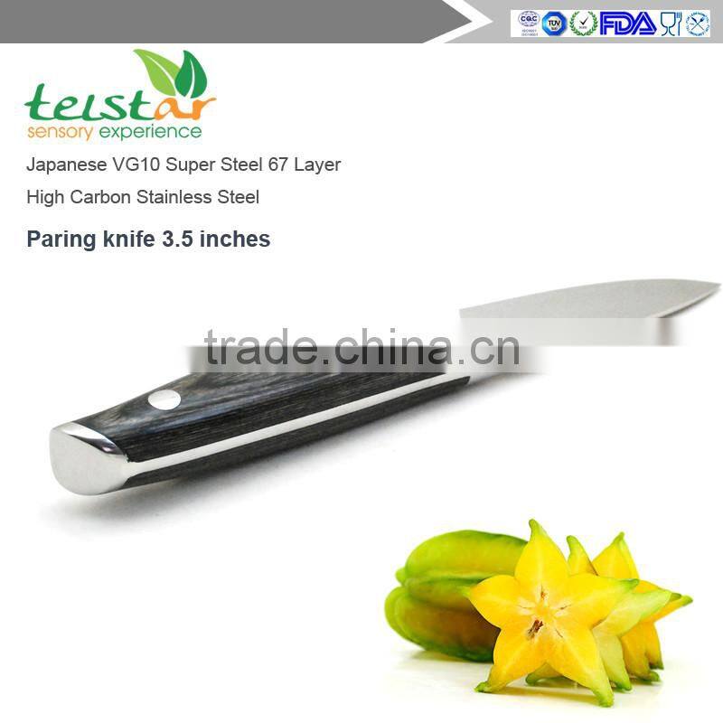 3 inch Japanese VG10 Damascus Steel Paring Knife