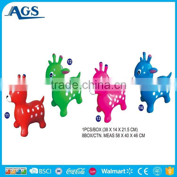 Manufacturer customized cute inflatable donkey pvc toy animal