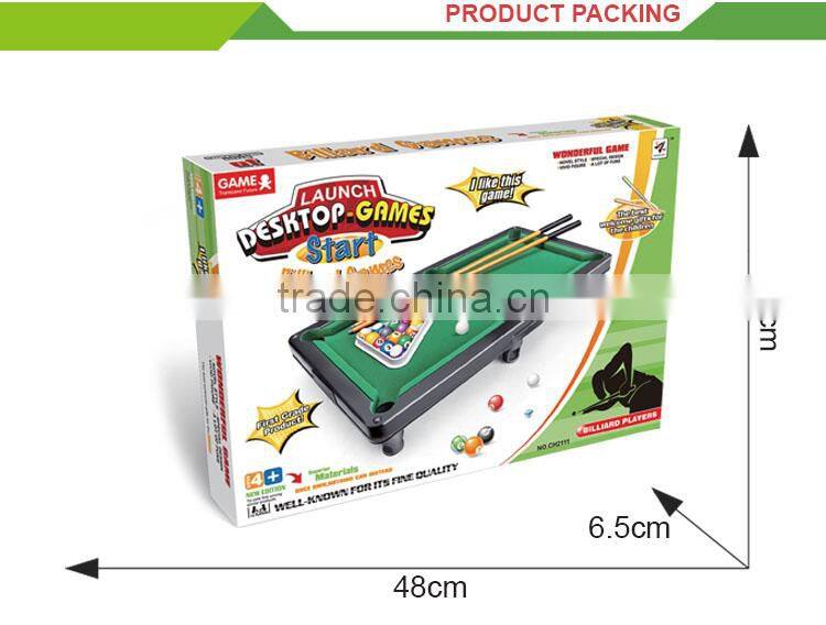 New product plastic mini snooker table