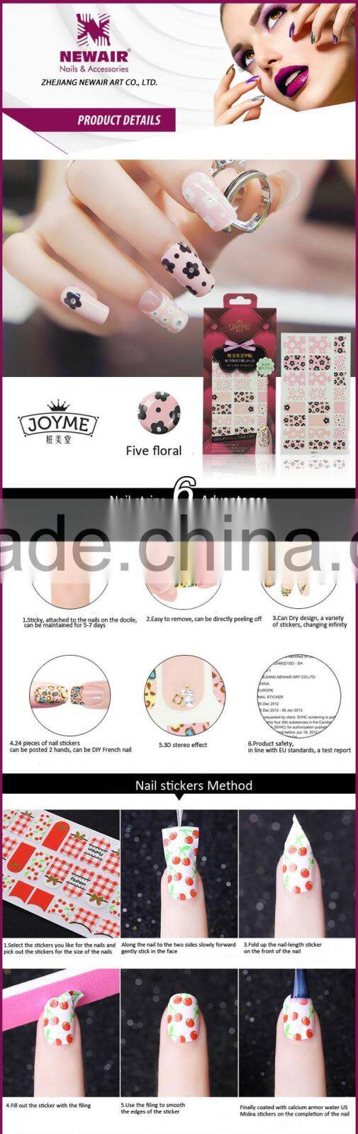 New Air NEW Nail Art Sticker Tools DIY Designer Colorful Fashion Tips Decoration
