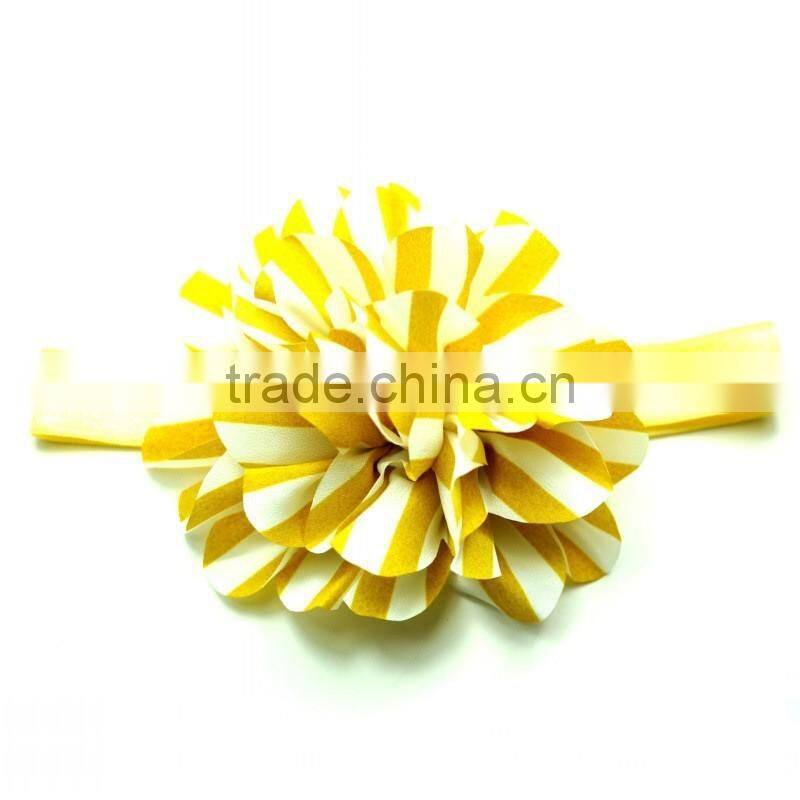 handmade fabric flower headband for kids hair accessories