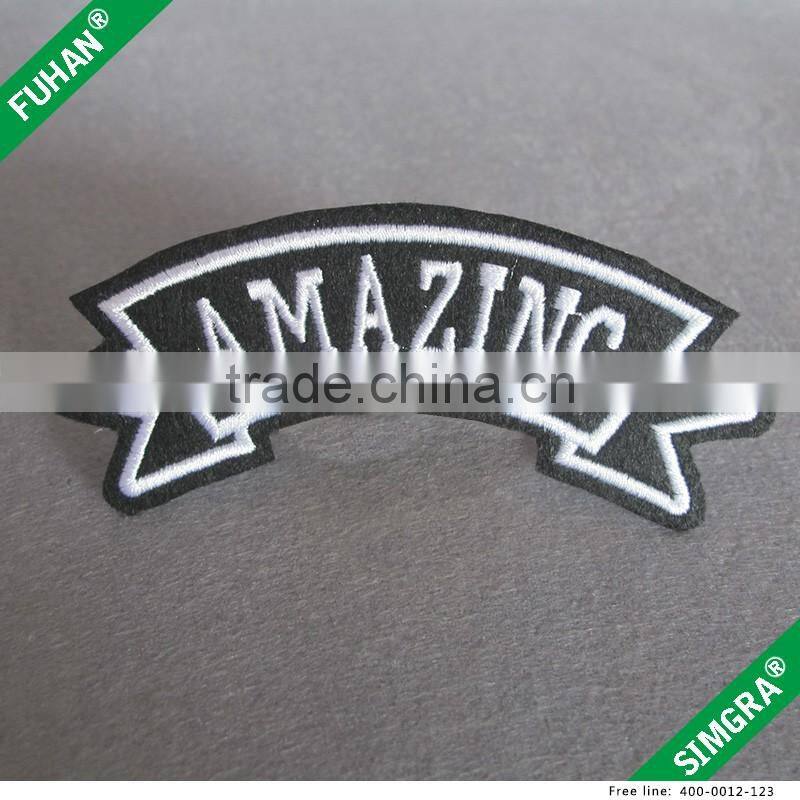 Hot Melt Adhesive Backing Fabric Embroidery Label