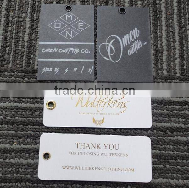 High quality jeans paper Hang Tags Swing Tags