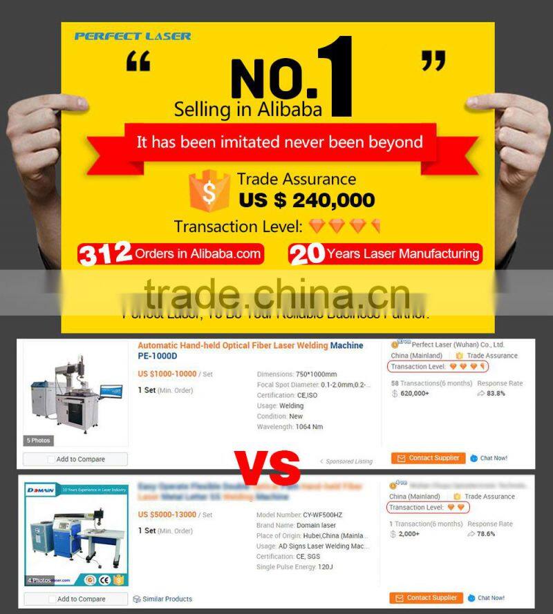 Automatic Hand-held Optical Fiber Laser Welding Machine PE-W1000D