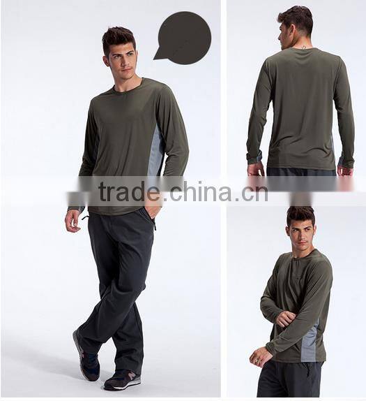 2016 hot sale mens Long Sleeve T shirt Outdoor tshirts