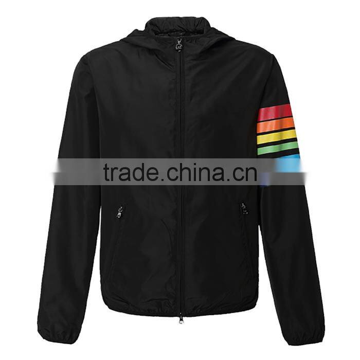 New Fashion black print Mens Coat mens jacket man city jackets