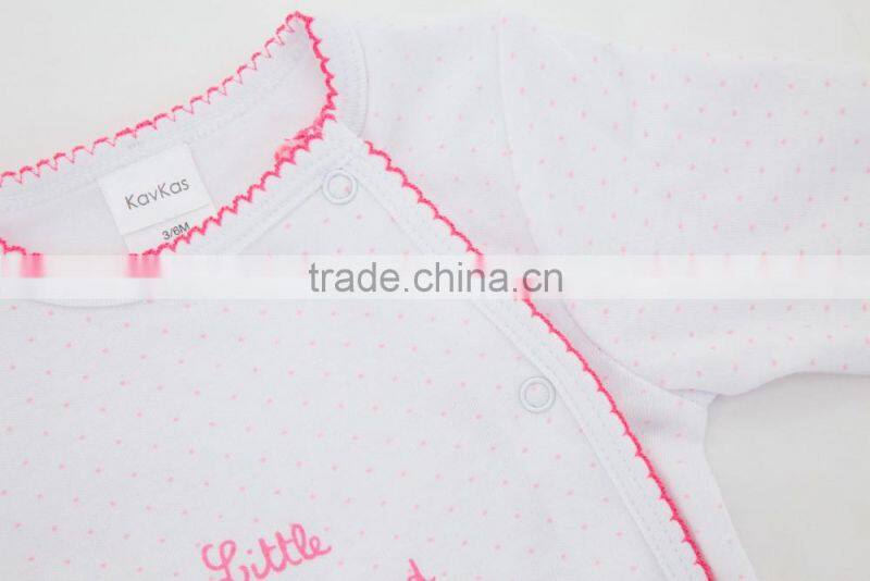 2017 New Fashion Girl Clothes 100% Cotton Animal Design Newborn Baby Rompers For Winter