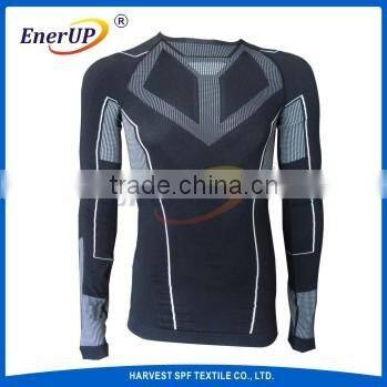Seamless sport fitness thermal shirts underwear