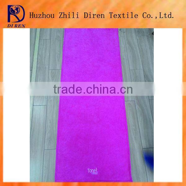 soft light extre absorbent wholesale microfiber embroidery yoga towel