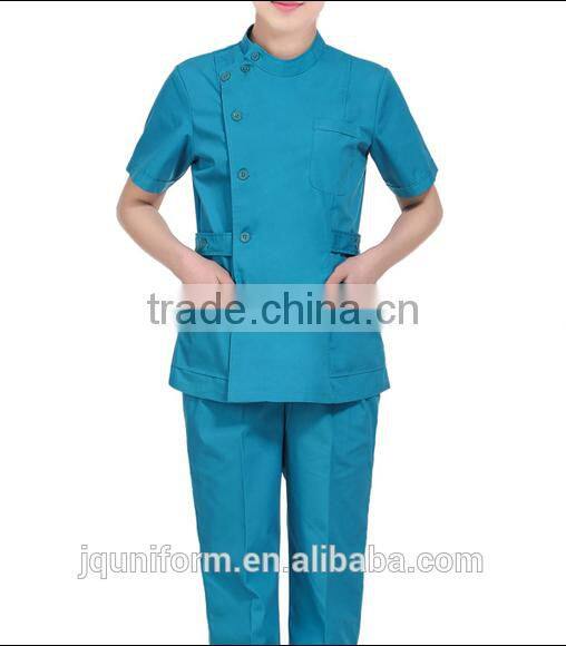 Customize 2016 Guangzhou China New Style Hospital Uniform, Medical Uniform, Nurse Uniform
