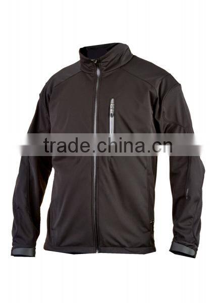 2016 wholesale black men softshell jacket