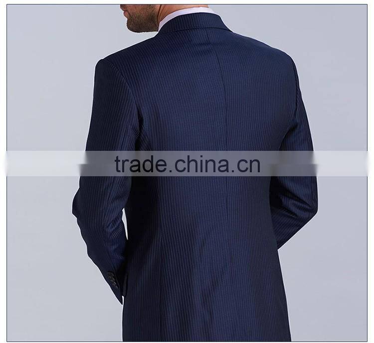 Bospoke Slim Fit Blue Latest Design Coat Pant Men Suit