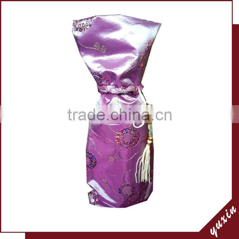 Contemporary cheapest hotsell silk wine display stand cover WB1-004