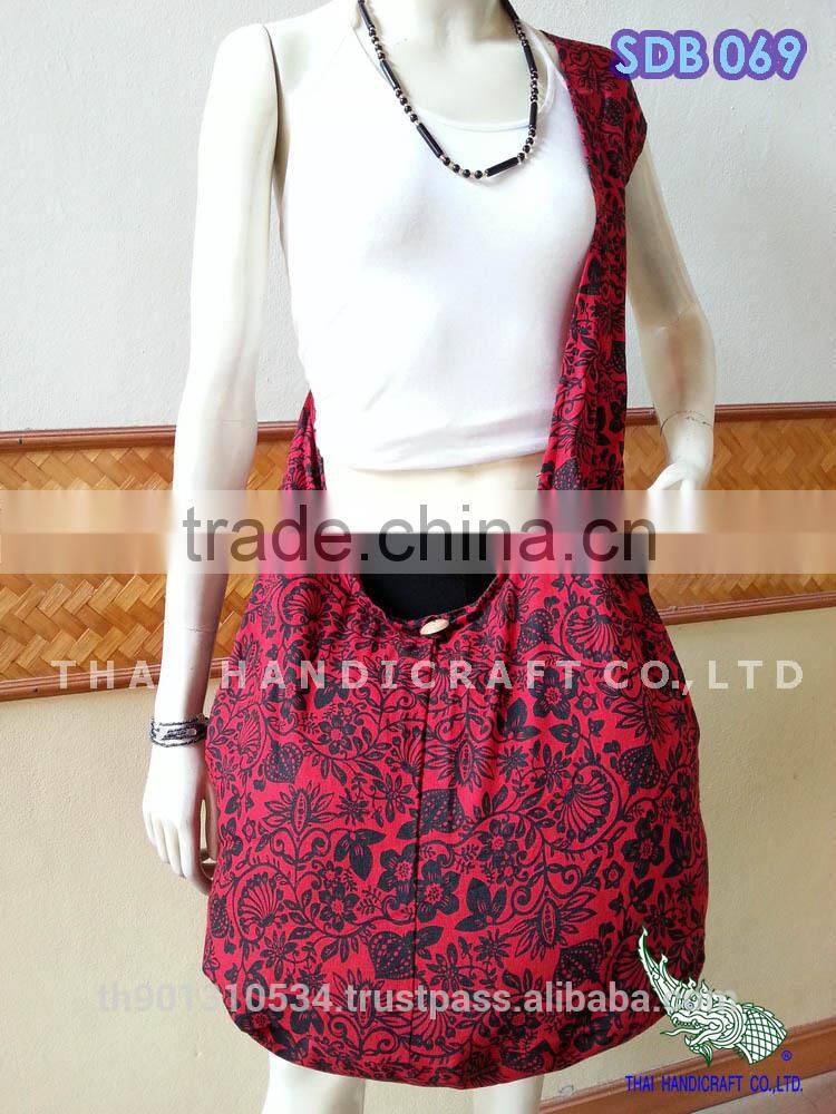 Thai Cotton Shoulder Hippie Boho Hobo Sling Crossbody