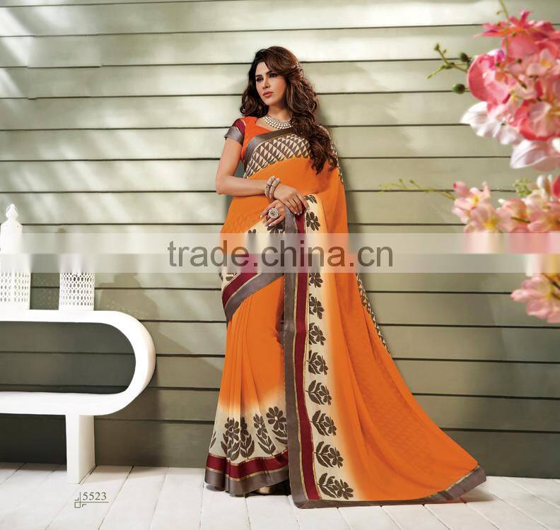 Designer Printed Sarees Collections