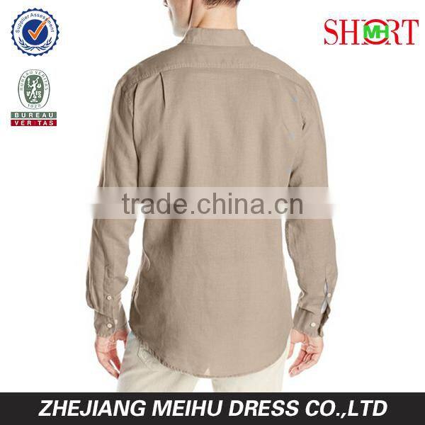 Men's Cane Bay Roll Up Sleeve Linen Cotton Button Down casual Shirt