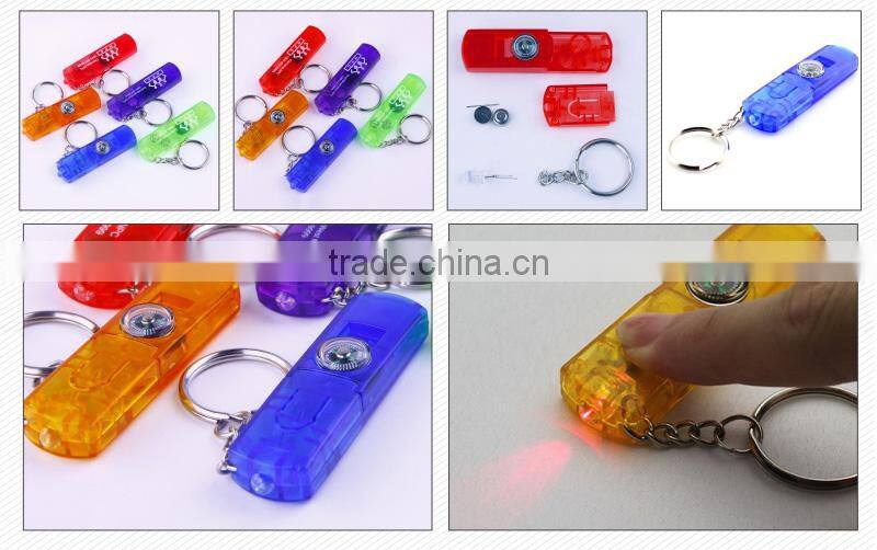 souvenir led flashlights keychain
