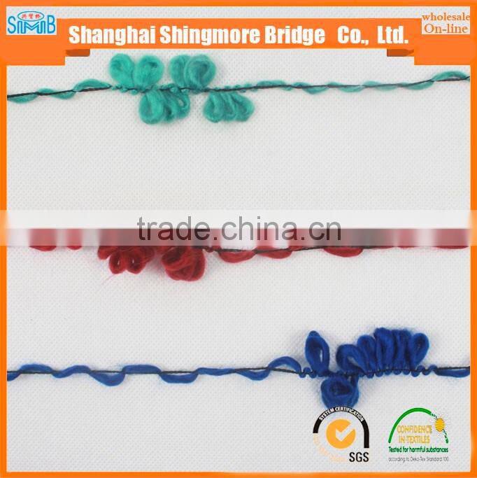 2016 new fashion yarn supplier hot wholesale acrylic flowers knitting yarns for summer new fashion