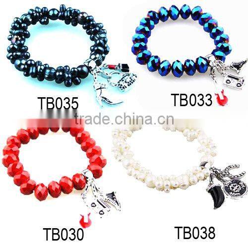 Charms bracelets glass ball jewelry