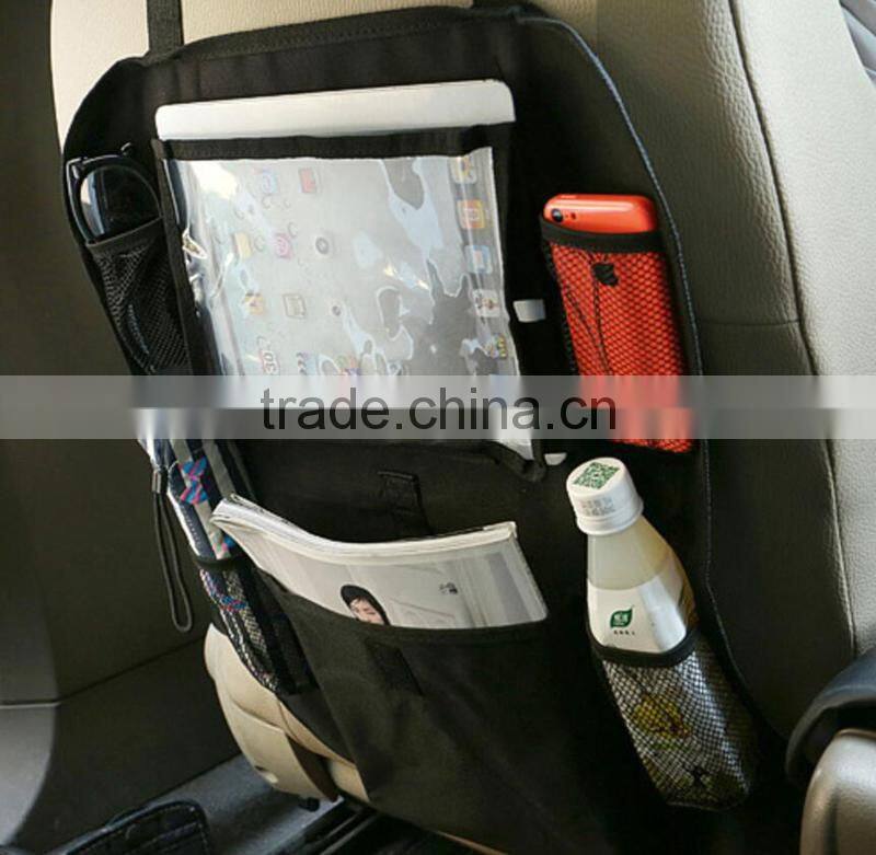 Amazon Hotting Multipurpose Car Back Seat Organizer with Tablet Holder For Kids Travel Accessories
