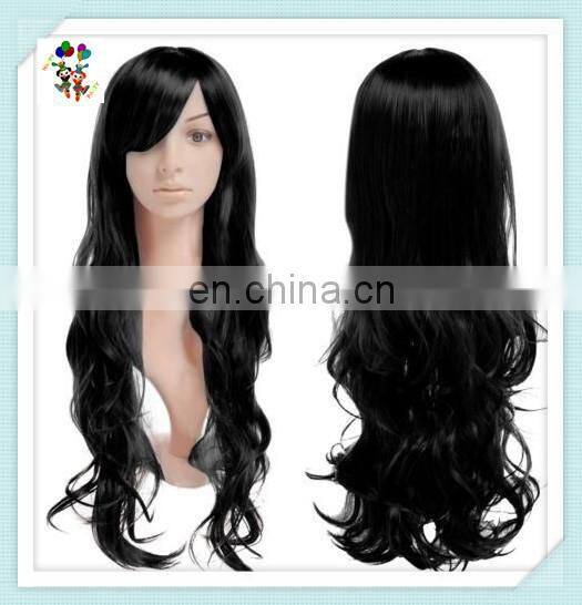 Colors Long Wave Party Fancy Dress Synthetic Cosplay Wigs HPC-0037