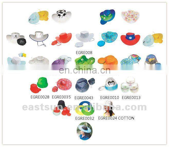 EASTSUN Polyester/ Tyvek Pop Up Hat Foldable Hat
