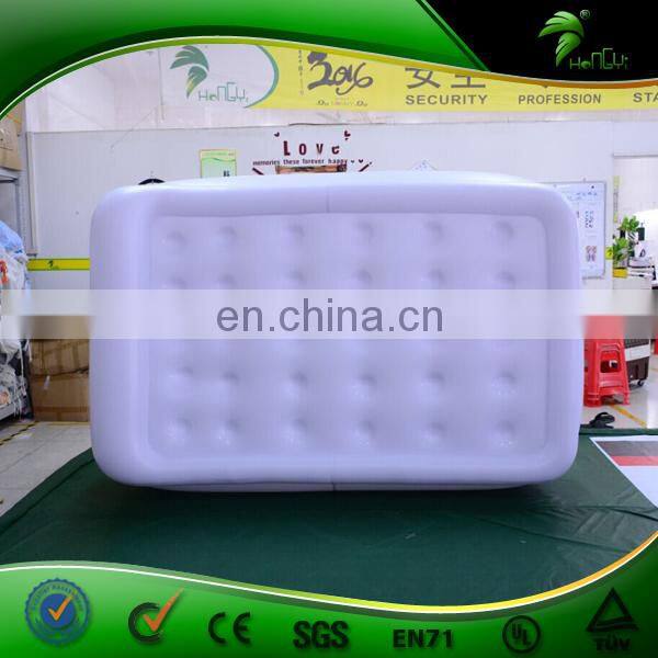 2 m White Inflatable Air Bed Replica Inflatable Bed Shape Bench Furniture Ornaments Couch Balloon