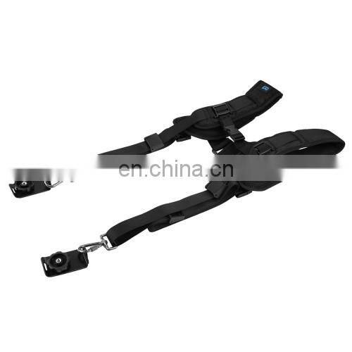 Best price PULUZ Quick Release Double Shoulder Harness Soft Pad Decompression Foam Shoulder Strap Belt for DSLR Digital Cameras