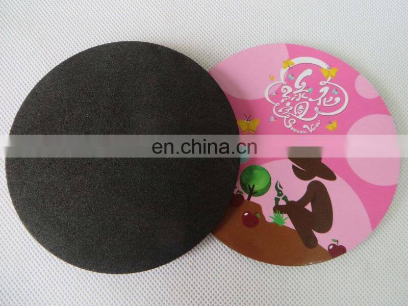 Custom colorful EVA foam coffee cup mat with printing logo