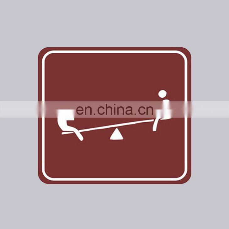 Top Quality Sqaure Shape And Durable Style Custom Design Printed Outdoor Metal Aluminum Notice Sign Board