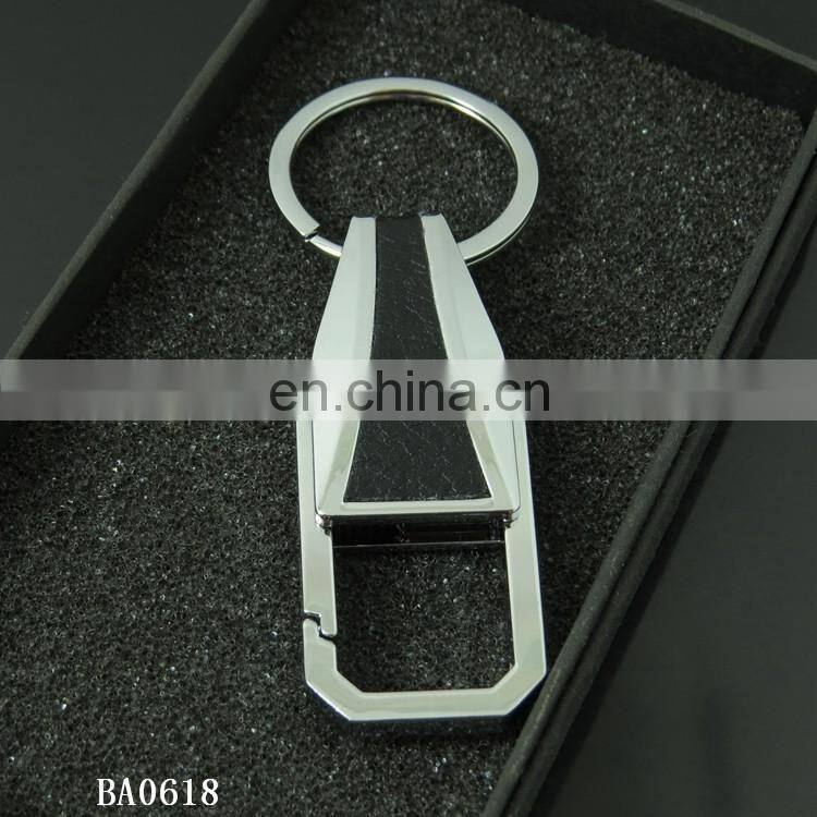 High end fashion luxurious metal keychain for man
