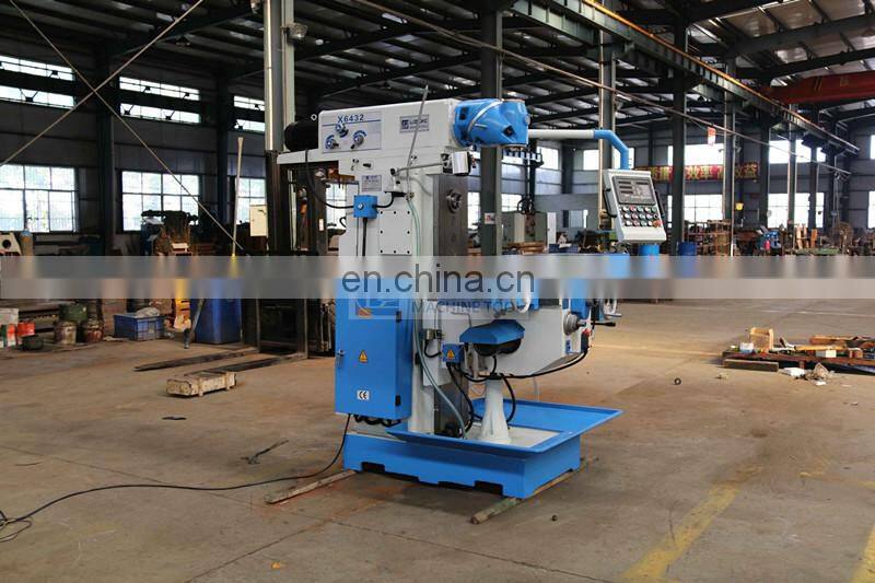 X6432 X6436 Universal DRO Gear Swivel Head Milling Machine with Totary Table