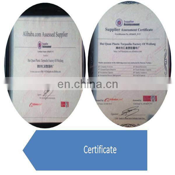 hard plastic transparent waterproof canvas for tarpaulin