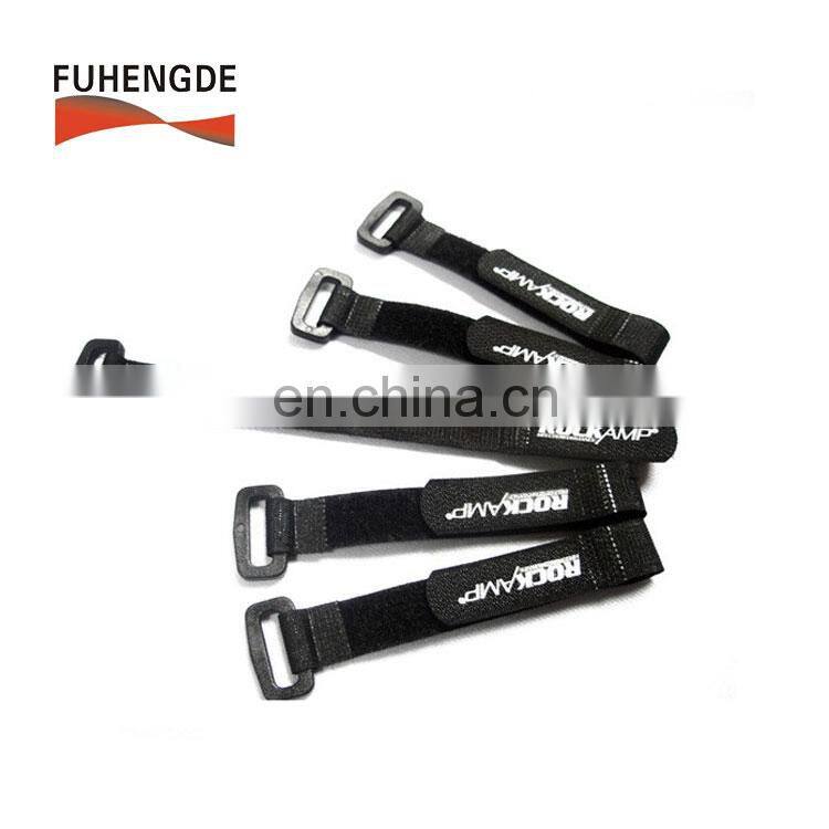 Self-gripping buckle hook loop tape wth different colors dyeing cable tie wire strap