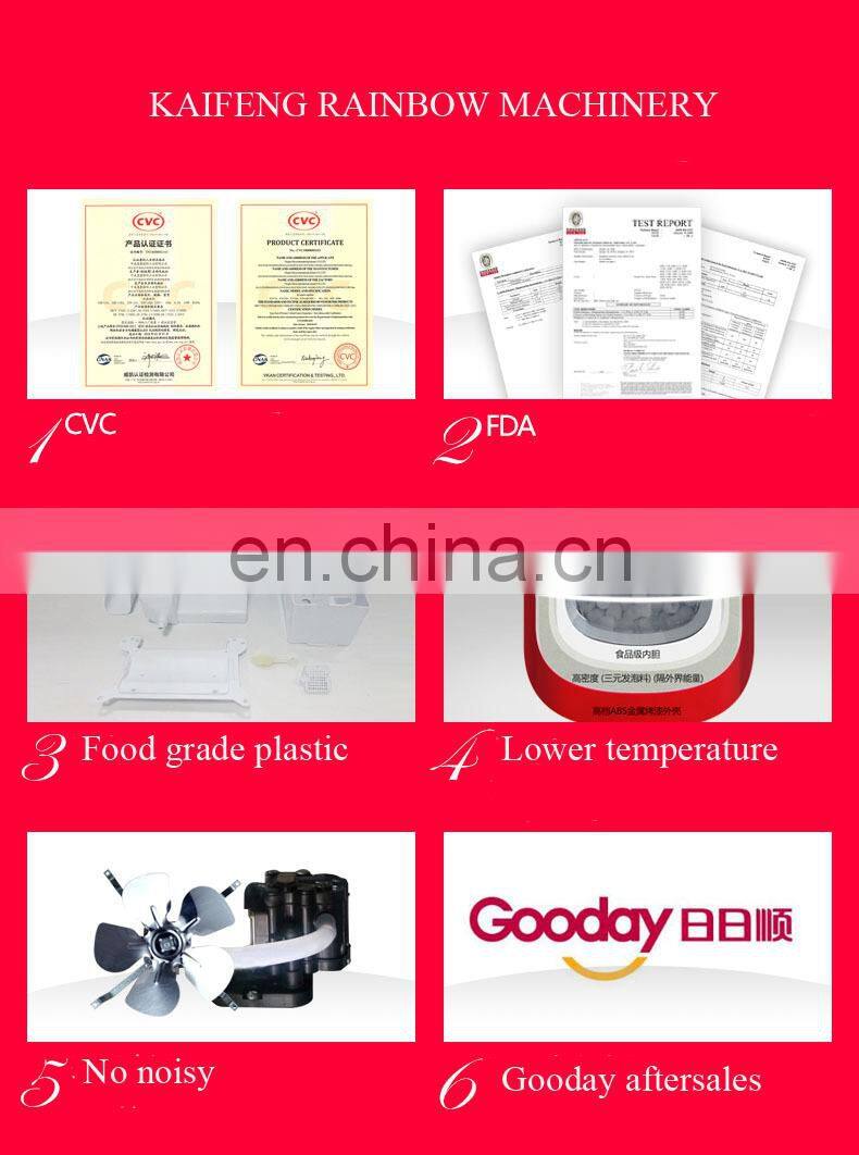 Commercial multi-functional small round ice making machine ice maker with a bottled water