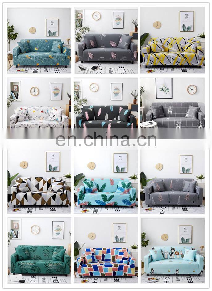 china factory Digital Printing Protect Elastic Sofa set cover printed sofa cover slipcover for Household Decoration