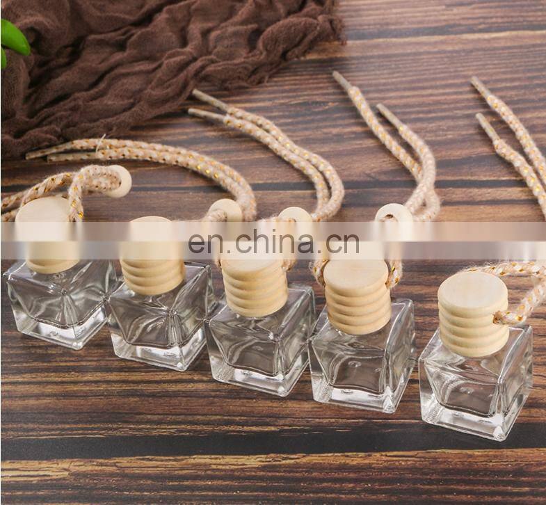 custom logo portable bottle wood chewing gum car air freshener