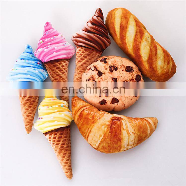 Cute Stuffed Dog Squeaky Toys Plush Vegetables Meat Chew Dog Toys