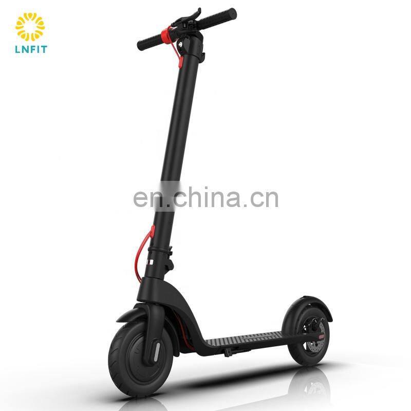 High quality cheap foldable  Electric scooter 8.5 tire with sit and changeable battery
