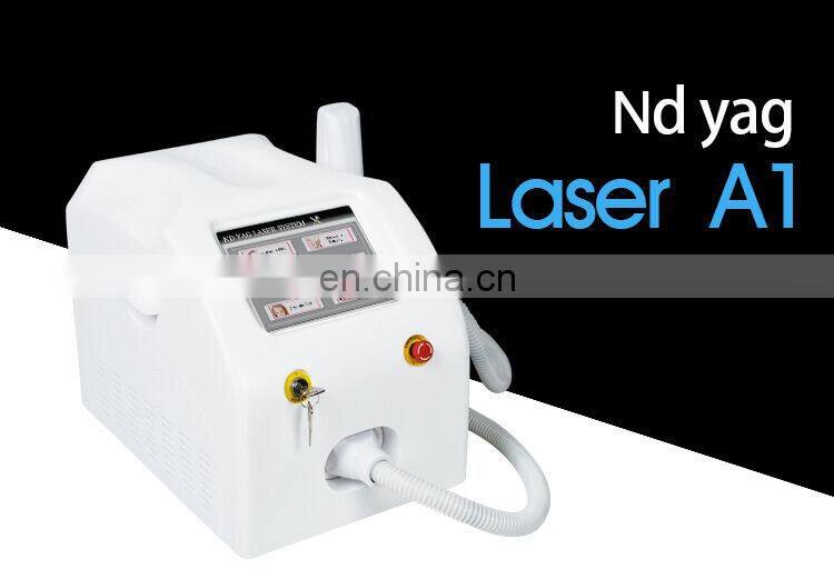 Portable 1064 532 1320nm nd yag laser carbon peeling yag laser machine