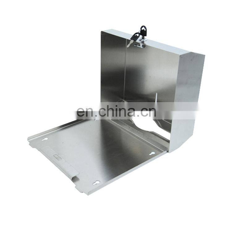 Stainless Steel Toilet Seat Cover Dispenser, Satin Finish