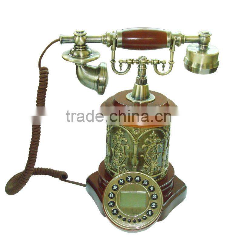 Elegant Wooden antique telephone,retro phone