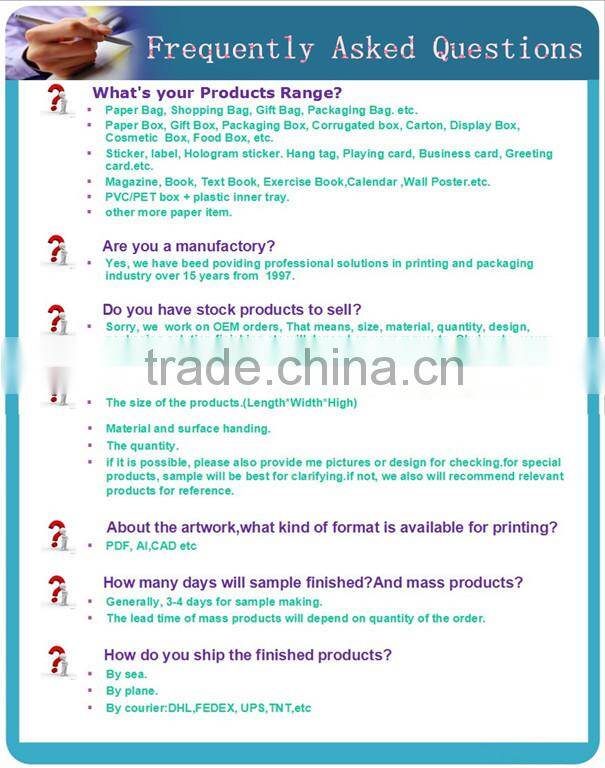 hot fashion printing advertsing custom calendar, desk calendar designs