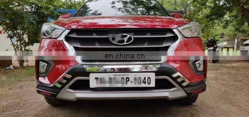 ABS auto parts car accessories body kit front and rear bumper guard for Hyundai ix 25 Creta 2018