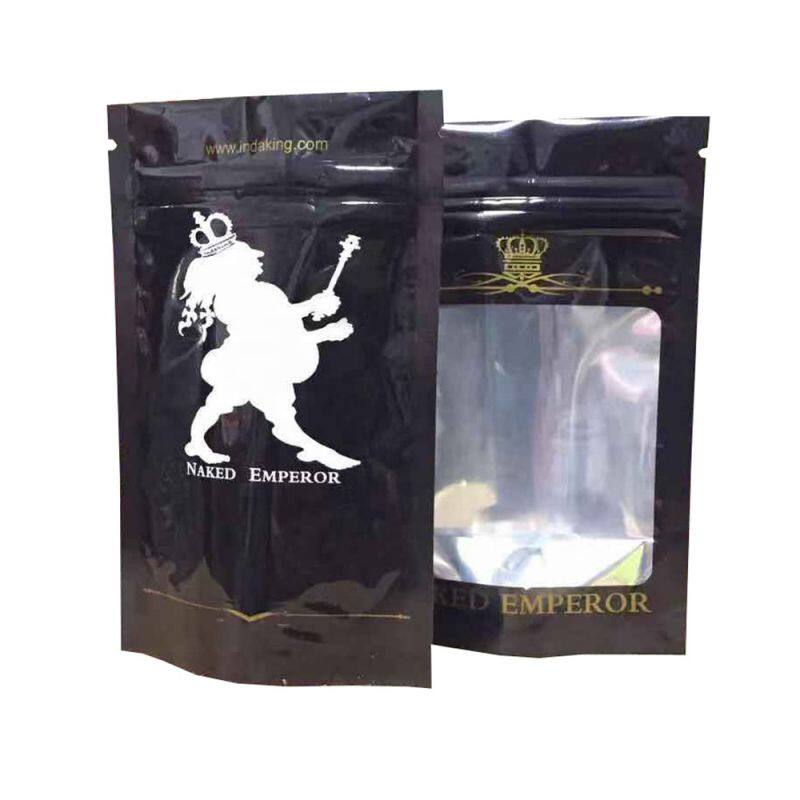 Custom Printed Edibles Gummy Gummies Candy Mylar Bag Sachet Aluminum Foil Gold Color Matte Packaging Stand Up Barrier Bag