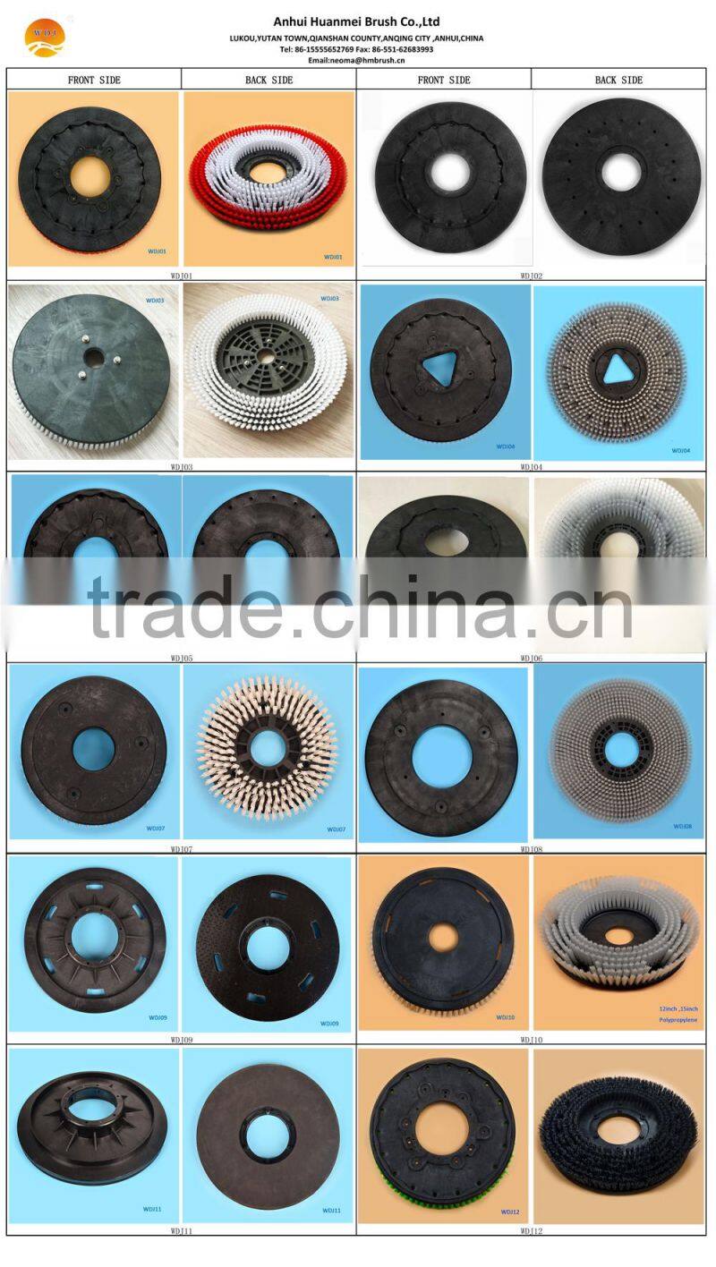 polypropylene road sweeper wafer brushes roller brush floor scrubber brushes