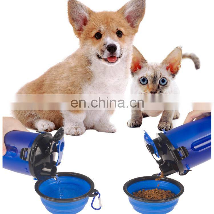 Promotional Portable Water Bottle Dogs Travel Food Drinking