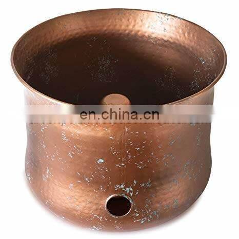 shiny copper hose bowl
