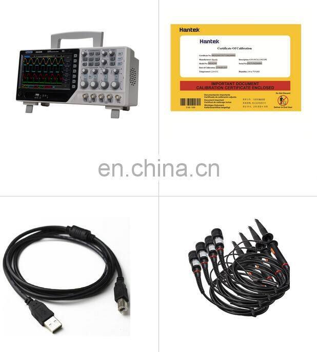 64K 250MHz Bandwidth 1GS/s Sample Rate Range Hantek DSO4254C 4CH Digital Oscilloscope